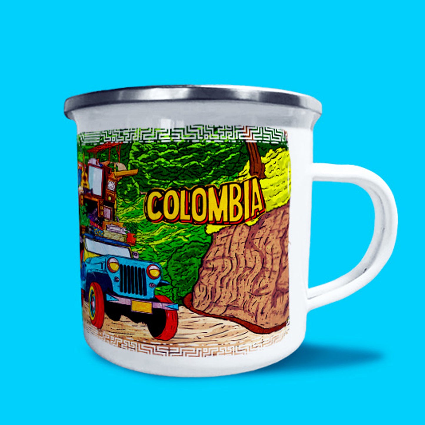 MUGS DE PELTRE COLOMBIANÍSIMOS