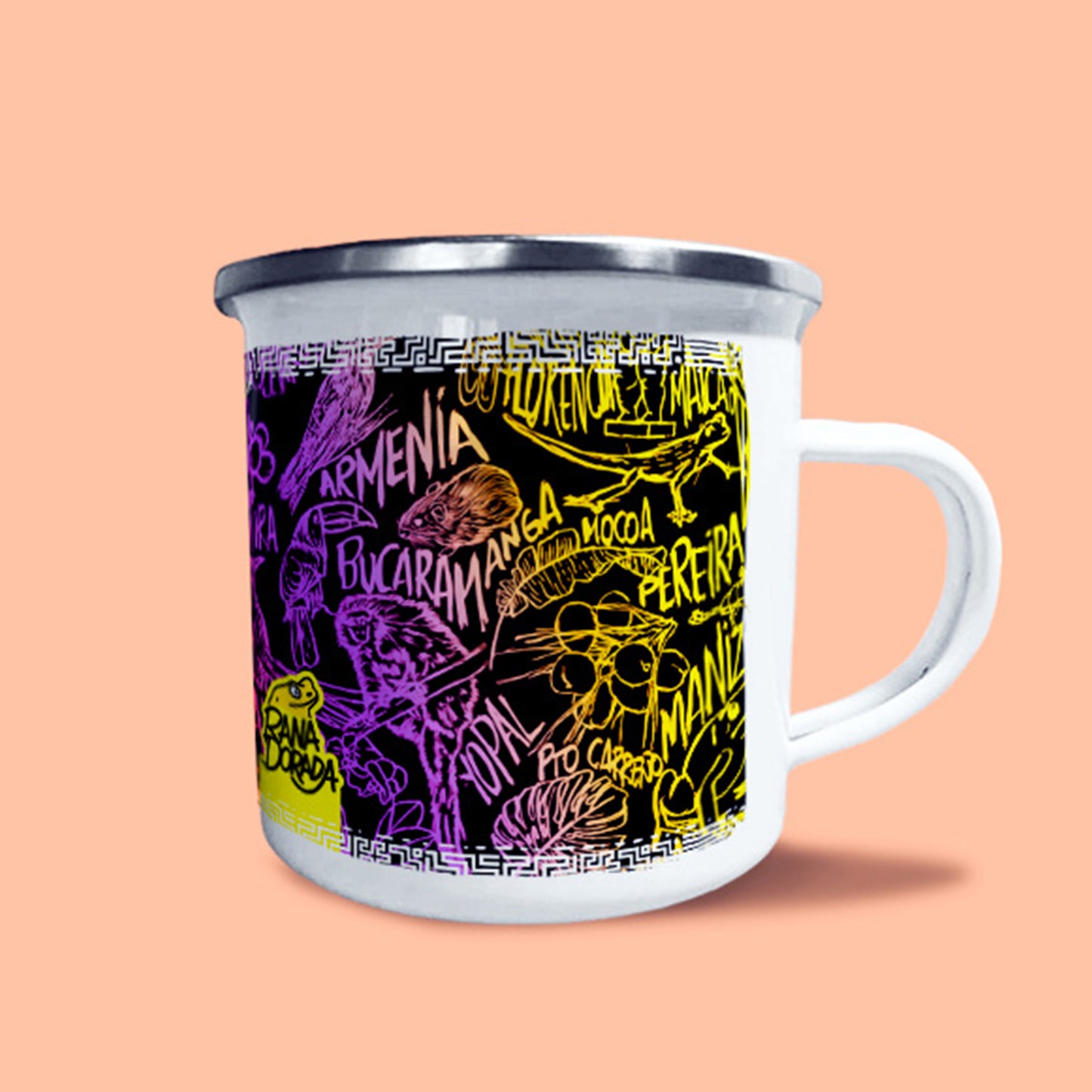 MUGS DE PELTRE COLOMBIANÍSIMOS
