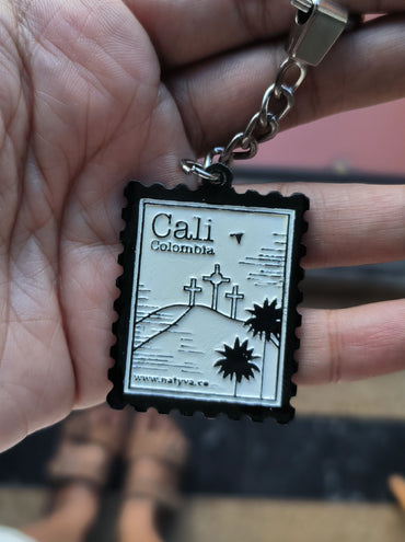 LLAVERO ESTAMPITA 3 CRUCES