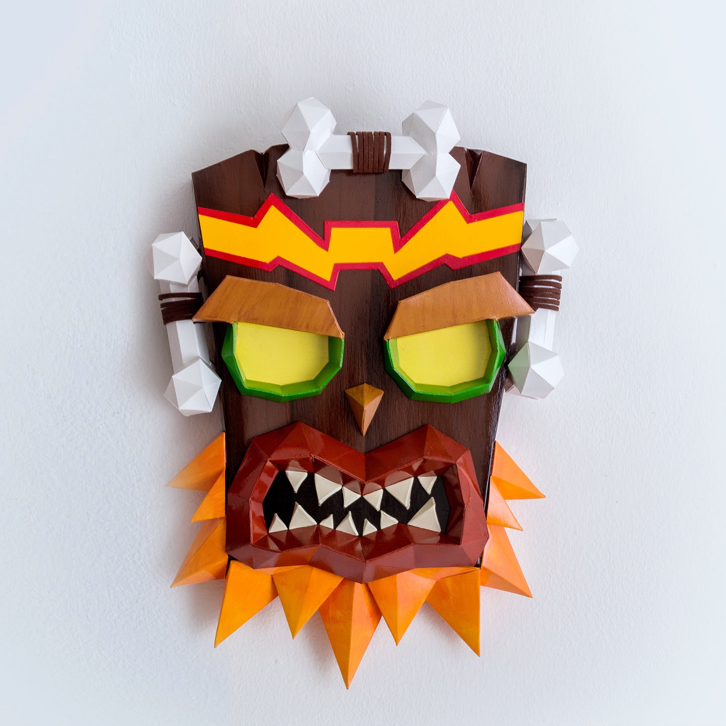 ESCULTURAS VIDEOJUEGOS DE PARED EN PAPERCRAFT