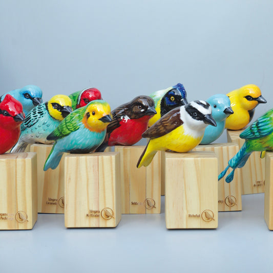 ESCULTURAS DE AVES COLOMBIANAS