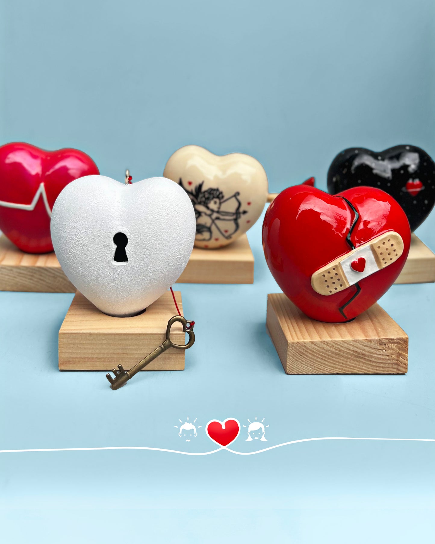 CON EL CORAZÓN  / ESCULTURAS