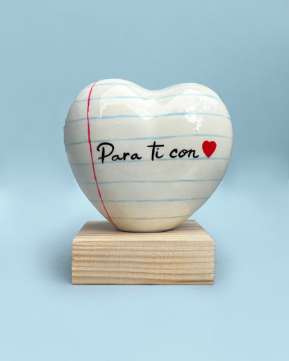 CON EL CORAZÓN  / ESCULTURAS