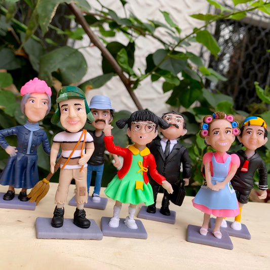 ESCULTURAS PERSONAJES VECINDAD DEL CHAVO